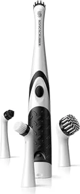 SONICSCRUBBER Sonic Scrubber Oscillating Scrubbing Brush Cleaning Tool, Electric Scrubber Cleaning Brush for the Kitchen and Bathroom, Grout, White