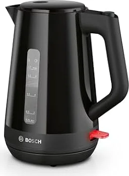 Bosch MyMoment Delight Cordless Electric Cordless Kettle TWK1M123GB, Black