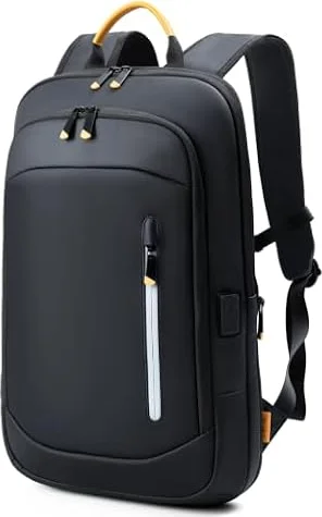Lekespring Laptop Backpack for Men, 15.6 Inch Slim Business Travel Rucksack