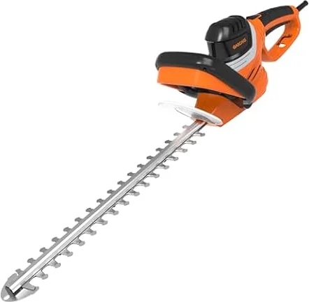 GARCARE Corded Electric Hedge Trimmer 680W 61cm Handheld Bush Tree Cutter