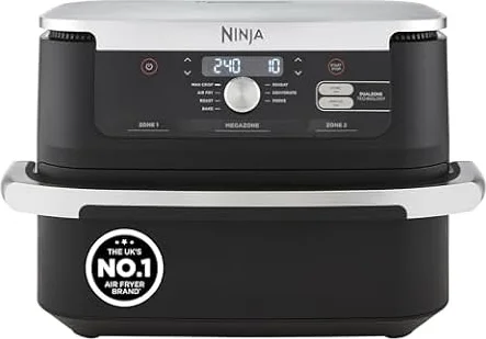 Ninja Foodi FlexDrawer 7-in-1 Air Fryer, Dual Zone, Black AF500UK