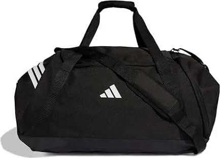 adidas Unisex Tiro Duffle Bag Large Duffel Bag, Black/White, One Size