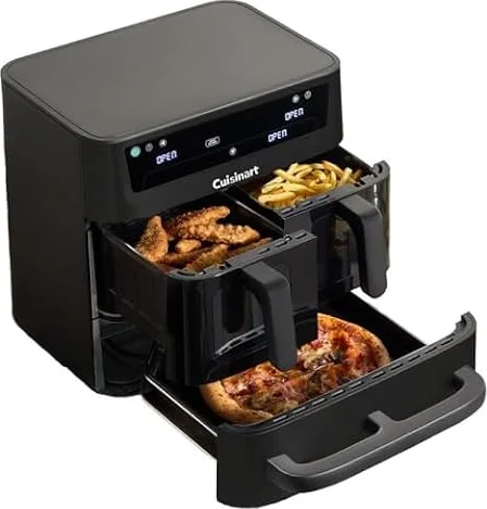 Cuisinart 13.6L Tri Zone Air Fryer & Oven, Dual Basket, PFAS-Free