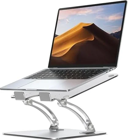 Nulaxy Ergonomic Adjustable Laptop Stand for Desk, Dual Foldable Design