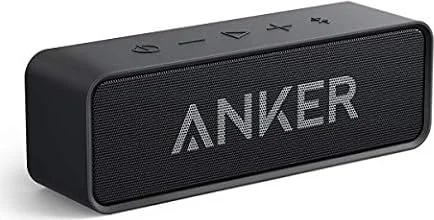Anker Soundcore Bluetooth Speaker Upgraded Version with 24H Playtime, IPX5 Waterproof, Stereo Sound, 66ft Bluetooth Range, Built-In Mic, Portable Wireless Speaker for iPhone Samsung