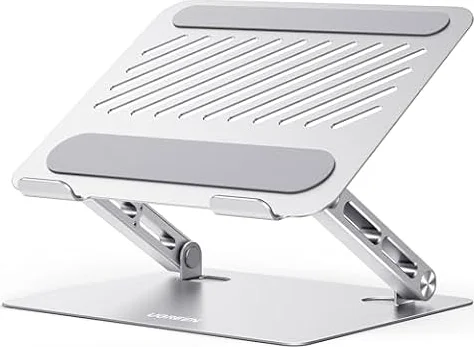 UGREEN Laptop Stand, Aluminum Adjustable Laptop Riser with Heat-Vent