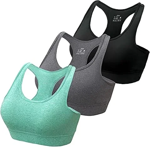 HBselect Sports Bras for Women Racerback Support Yoga Tank Workout Bra