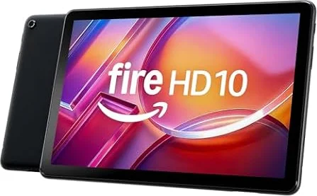 Amazon Fire HD 10 tablet (newest gen), built for relaxation, 10.1" vibrant Full HD screen, octa-core processor, 3 GB RAM, up to 13-h battery life, (2023 release), 32 GB, Black, without adverts