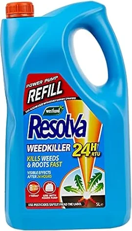Resolva 24H Ready To Use Power Pump Weed Killer Refill, 5 Litre