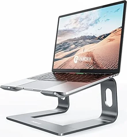 Nulaxy Ergonomic Laptop Stand for Desk, Full Aluminum Detachable Riser