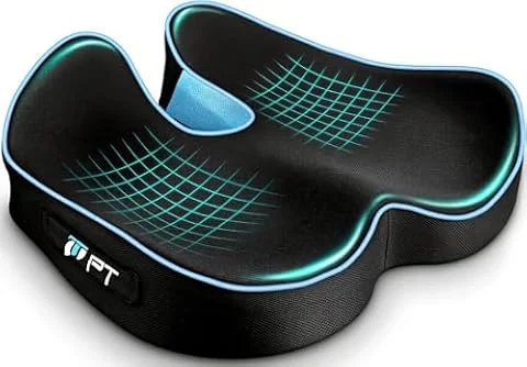 POOTACK Seat Cushions, Comfort Memory Foam Office Chair Cushion