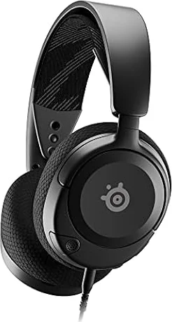 SteelSeries Arctis Nova 1 - Gaming Headset for PC, PS5, PS4, Xbox - Hi-Fi Drivers - 360° Spatial Audio - AirWeave Memory Foam Ear Cushions - Ultra Lightweight - Black