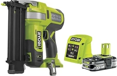 RYOBI R18GN18-125SA 18V ONE+ Cordless 18G Nailer Kit (1 x 2.5 Ah)