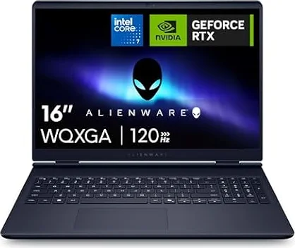 Alienware 16 Aurora Gaming Laptop AC16250 16" WQXGA 120Hz sRGB 100%, Intel Core 7 240H, NVIDIA GeForce RTX 5060, 16GB RAM, 1TB SSD, 3 Month Game Pass, W11H, UK Keyboard - 1 Year Alienware Care