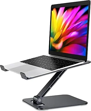 Babacom Laptop Stand, Ergonomic Foldable Computer Stand Adjustable Height