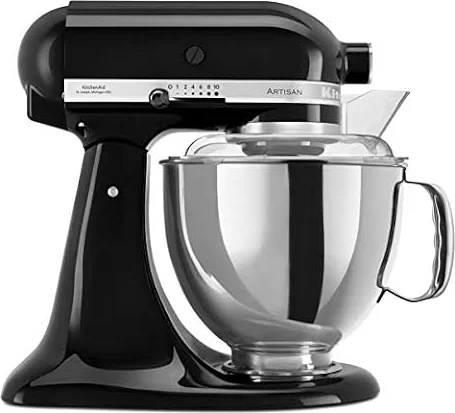 KitchenAid Artisan Stand Mixer (Onyx Black, Stainless Steel, 50/60Hz)