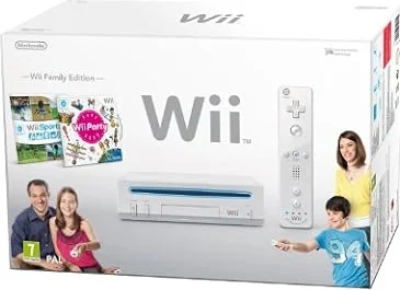 Nintendo Wii Console (White) with Wii Sports and Wii Party