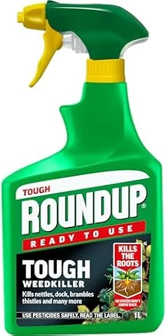 Roundup Tough Weedkiller, Ready to Use, Spray, 1 Litre
