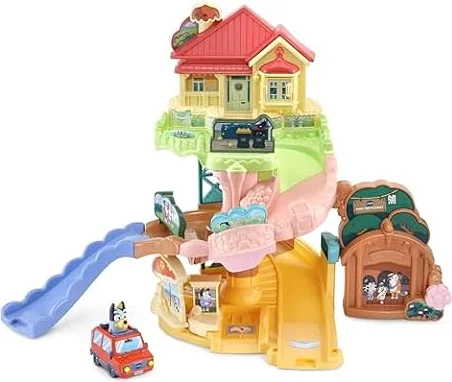 VTech Toot-Toot Drivers Bluey: Road Trip Play Set, English