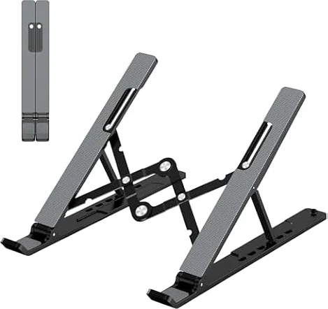 Nayka Adjustable Laptop Stand, Portable Laptop Riser for Desk