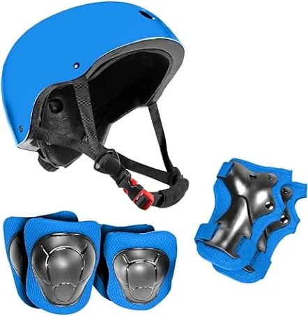 Niftii Kids Helmet and Pads Set | Toddler Bike Helmet Ages 3-15 Boys Girls