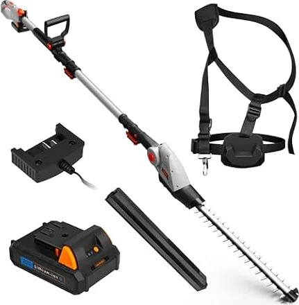 VonHaus Pole Hedge Trimmer Cordless 20V – w/Battery & Charger, G-Series