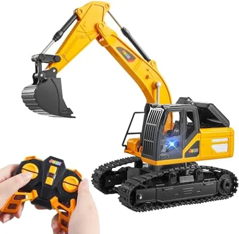 JOYIN Boys Toys for 3-8 Years Old, RC Digger Kids Toys, Construction Toys