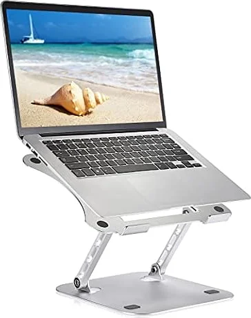 Usoun Laptop Stand, Laptop Holder, Multi-Angle Stand with Heat-Vent, Adjustable Notebook Stand for Computer up to 17 inches, Compatible for MacBook Air, Pro, Dell, Samsung, Lenovo, Alienware