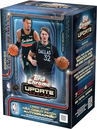 2025-26 Topps Chrome Updates NBA Basketball - Factory Sealed - Value Box