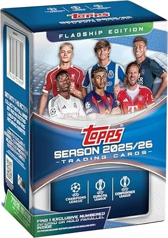 2025-26 Topps UEFA Club Competitions Soccer - Factory Sealed - Value Box