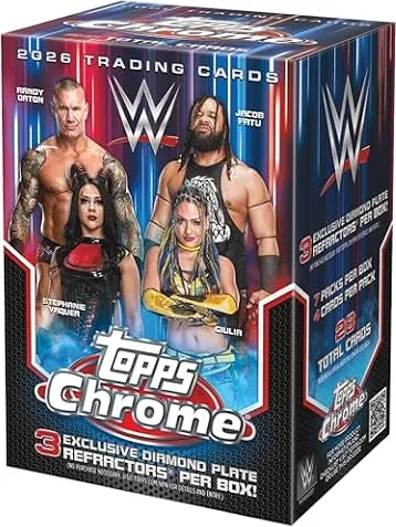 2026 Topps Chrome WWE - Factory Sealed - Value Box