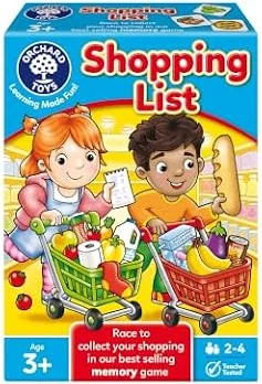 Orchard Toys Shopping List Game, Matching Family Board Game for Kids Age 3+