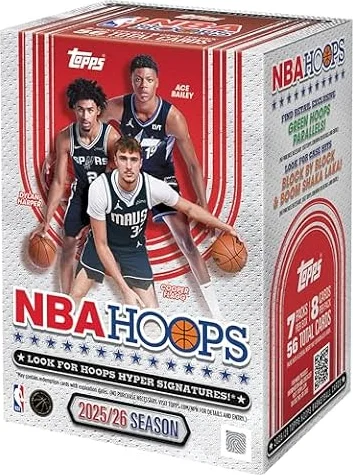 2025-26 Topps Hoops Basketball - Factory Sealed - Value Box