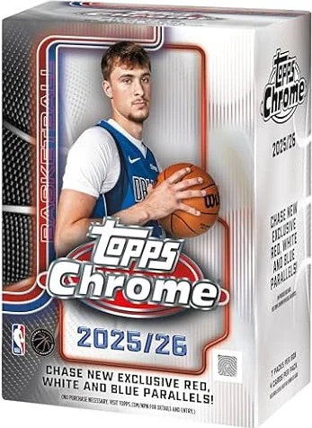 Topps 2025-26 Chrome Basketball - Factory Sealed - Value Box