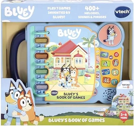 VTech Bluey’s Book of Games, English