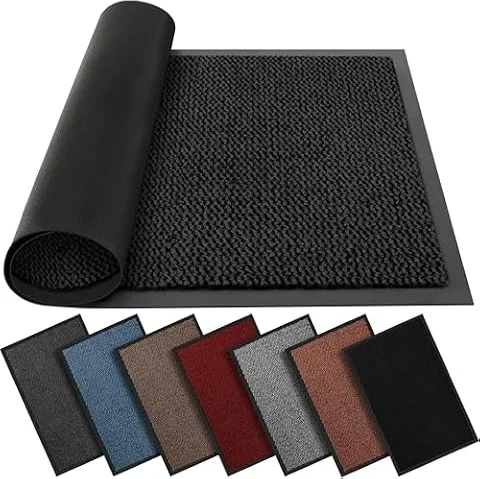 BLADO Barrier Mat Non Slip Door Mat Rubber Mats Floor Mats Kitchen Rugs Washable Light Weight Rubber Multi Color And Sizes Heavy Duty