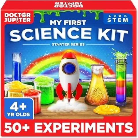 Doctor Jupiter Science Experiments Kit for Kids Ages 4+, Girls & Boys Gifts