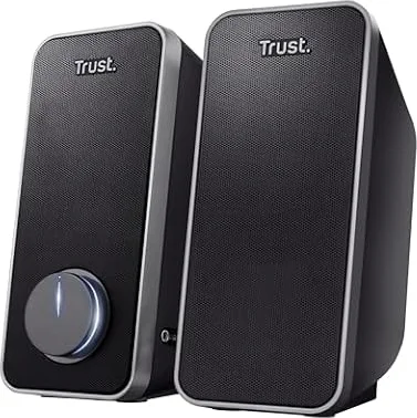 Trust Arys 2.0 PC Speakers 28W Peak Power, USB Powered, Black